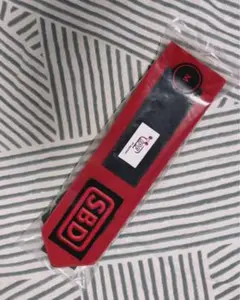 新品SBD リストラップ　スティッフ　Mサイズ　赤(レッド)