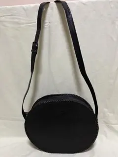 本革 ショルダーバッグ ブラック