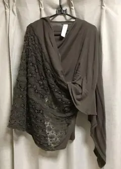 ほぼ新品  n°11 形自在カーディガン チャコールグレー
