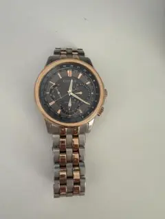 CITIZEN Eco-Drive 腕時計 メンズ ピンクゴールド×シルバー