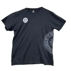 アイスマート　アイスウェア メンズTシャツ　黒　XXL　ロゴ　半袖【3890】
