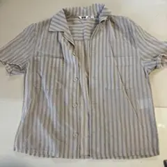 UNIQLO U 半袖ストライプシャツ S