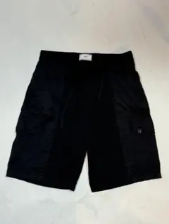 アミパリス　AMIブラック ショートパンツ ハートロゴ 　サイズM　黒 AMI PARIS アミ ショートパンツ ハーフパンツ ハートロゴ