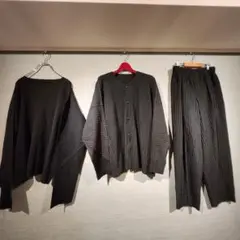 Homme Plisse Issey Miyake ブラック 3点セット