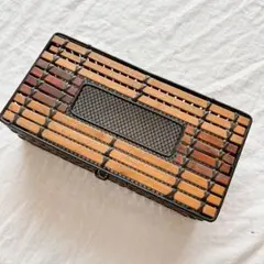 アンティーク　昭和レトロ　ティッシュケース　メッシュ　レトロ　ティッシュボックス