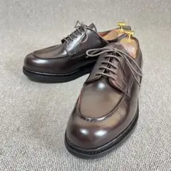美品✨シップス SHIPS Uチップ ノルウィージャン スペインカーフ UK7