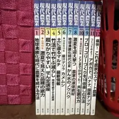 現代農業　2024年12ヶ月分まとめ売り