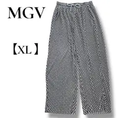 エムジーヴィー☆MGV ワイドイージーパンツ ステテコ　ウエストゴム　XL 薄手