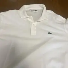 LACOSTE ホワイト ポロシャツ