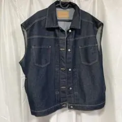 BONLECILL ノースリーブデニムジャケット F