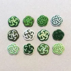 【水引】梅結び 3本取り　グリーン☆