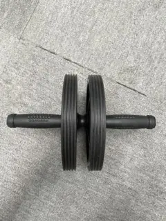 腹筋ローラー 二重ホイール 黒