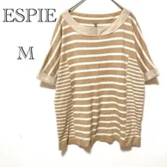 エスピエ ESPIE 半袖カットソー 【M】ボーダー柄 プルオーバー 春夏