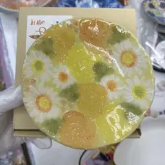 【新品未使用】工房ゆずりは瀬戸焼 プレート ケーキ・デザート15x15cm