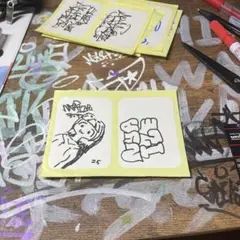 手描きグラフィティステッカーセット