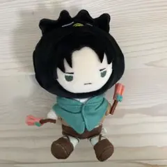 進撃の巨人 リヴァイ サンリオ むにゅぐるみマスコット 開封済み