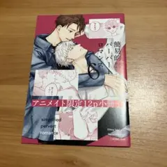 簡易的パーバートロマンス6アニメイト限定12p小冊子のみ
