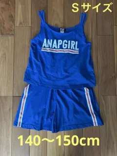 ANAPGIRL タンクトップサロペット(ショートパンツ)