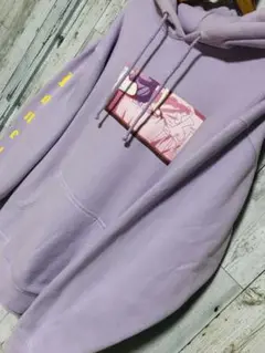 禁断爆愛。爆限定 論理lonely パーカー 不純異性 白い紫 FR2 HUF