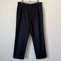 90's OLD UNIQLO ユニクロ 2タック チノパン ネイビー