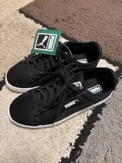新品 PUMA ブラック スニーカー 24.5cm