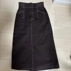 DEICY ダークブラウン タイトスカート