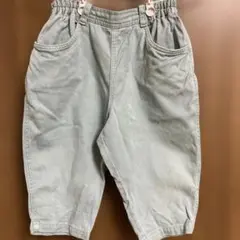淡いミントグリーンのウエストゴムパンツ