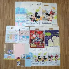 東京ディズニーリゾート ルーズリーフ・ショッパー等　16点セット