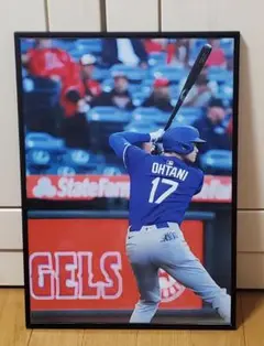 祝ドジャース大谷翔平 2024年MVP獲得！A3サイズポスターフレーム付き