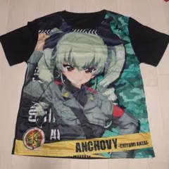 ガルパン　ガールズ&パンツァー　劇場版　アンチョビ　Tシャツ
