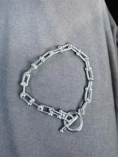 ティファニーっぽいシルバーチェーンブレスレット
