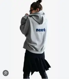 chiiiibag NEAT フーディー パーカー グレー chiiiibag NEAT フーディー パーカー グレー - メルカリ