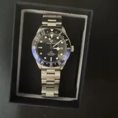 Pagani Design 自動巻き腕時計 GMT 黒/青200mm防水