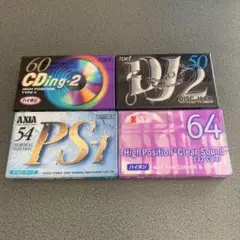 カセットテープ 4本セット TDK AXIA