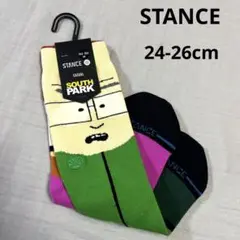 新品　STANCE 靴下　24-26cm Mr Garrison ソックス