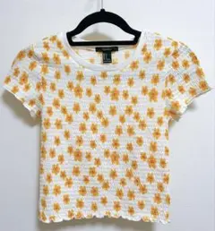 FOREVER 21 花柄 半袖 トップス Sサイズ