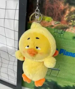 WEGO/まゆげひよこぬいぐるみキーホルダー