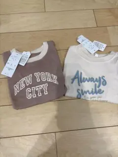 ベージュ Tシャツ 2枚セット 95cm