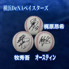 日本一 横浜DeNAベイスターズ オースティン 直筆サインボール 公式ロゴ球 10/20(金)BAYSTORE ONLINEで2023年タイトル獲得記念直筆サイン