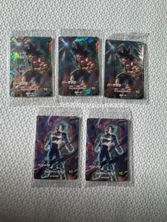 ドラゴンボール　ベジータ2枚　バーダック3枚　店頭配布