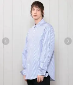 ＜H＞DOUBLE CUFFS REGULAR COLLAR SHIRT/シャツ