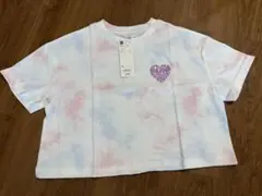 GU★タイダイ柄Tシャツ(ピンク系S.140cm)