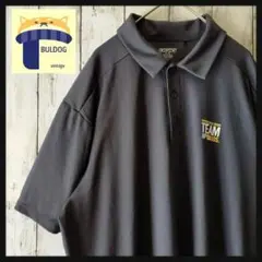 アメリカ古着　半袖ポロシャツ　OGIO　XL　ロゴ　グレー系