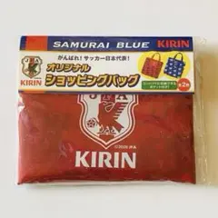 JFA サッカー日本代表　エコバッグ　ショッピングバッグ　赤