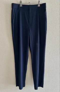 UNTITLED アンタイトル　テーパードパンツ　オフィス　ネイビー　紺　L