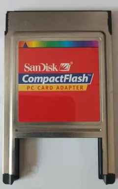 SanDisk コンパクトフラッシュ　PCカードアダプター