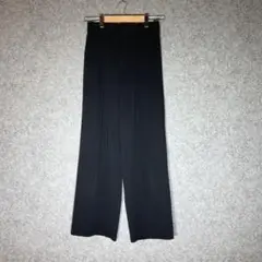 GU（M）カットソースラックス☘️黒/パンツ/ズボン/シンプル