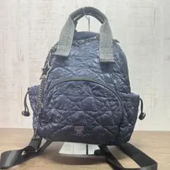 ANNA SUI ネイビー キルティングリュック