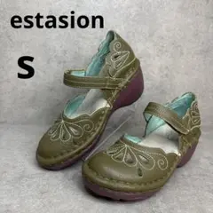 極美品estacion エスタシオン メリージェーン　コンフォートレザーシューズ