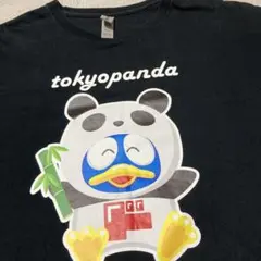 パンダドンペンＴシャツLブラック　黒 ドン・キホーテ　上野店　御徒町店